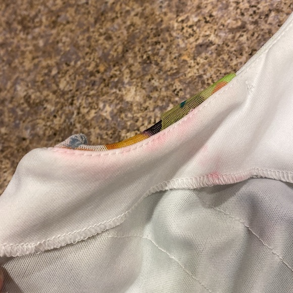 London Times Dress 10  Green Purple Blue White - Picture 15 of 15